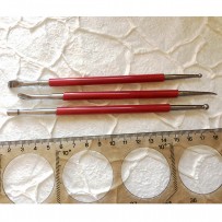 Paper modelling tools, set of 3.