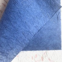 Handicraft paper(fibred), Blue