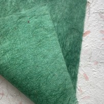 Handicraft paper(fibred), Green