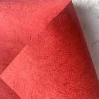 Бумага ханди, волокнистая, красный