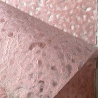 Paper with holes, Hanji, Pink