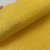 Сrinkled paper, Hanji, Yellow